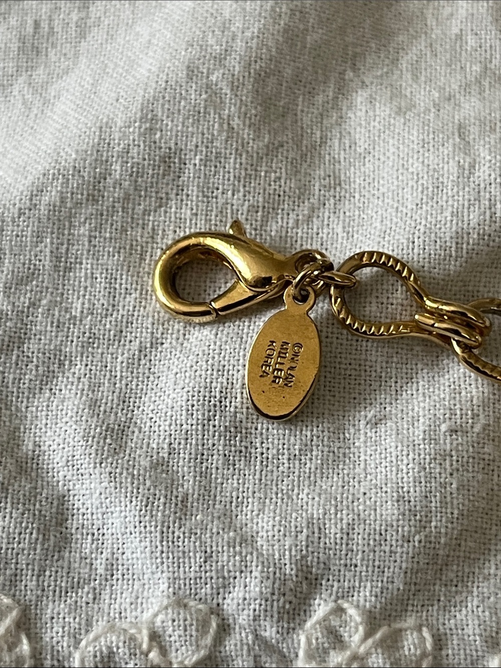 Nolan Miller charm bracelet with orchid charms - Picture 7 of 12